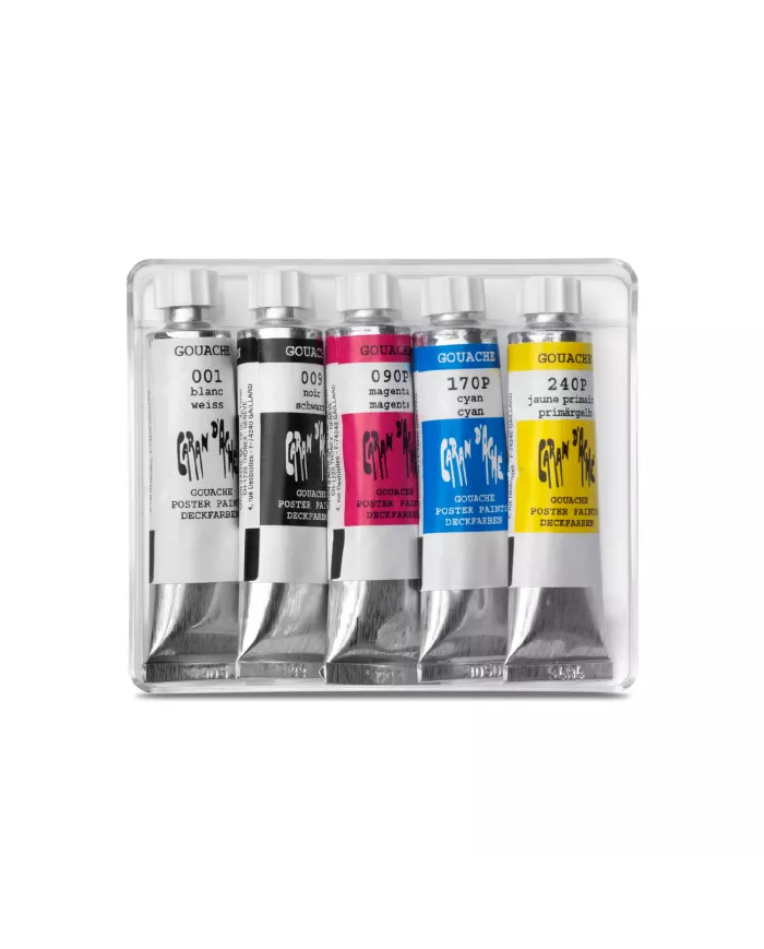 Boîte de gouache Studio en tube de 10ml, 5 pièces