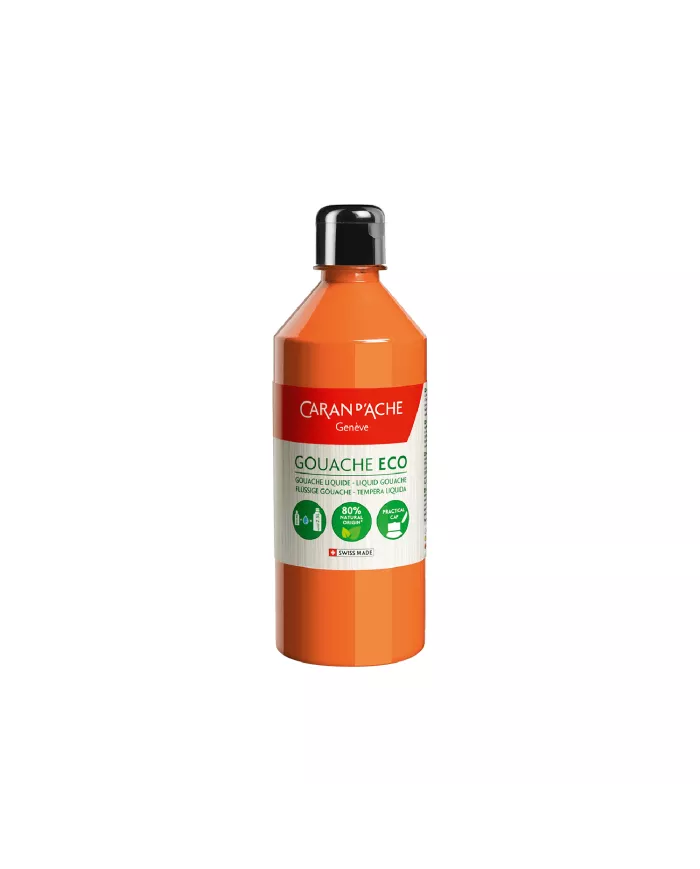 Gouache ECO 500ml , orange, ecarlate et carmin