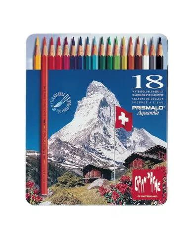 Boîte de crayons Prismalo, 18 pièces