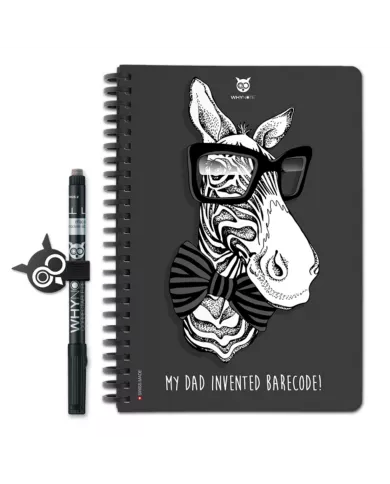 WhyNote - Book A5 Zebra