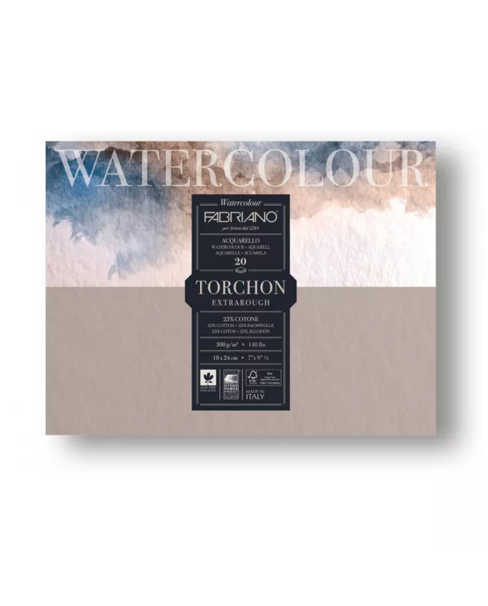 Bloc papier aquarelle 300 g 20 feuilles