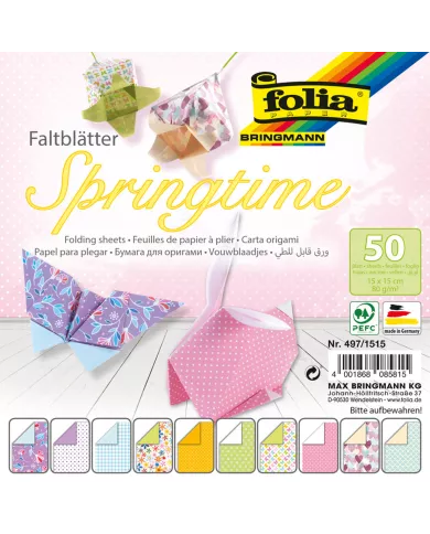 Feuilles Origami Springtime