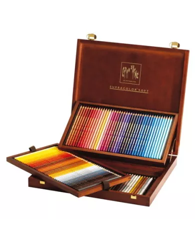 Coffret cadeau 80 crayons de couleur Supracolor Carand'Ache – L'Art du  Papier Paris