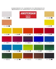 Set Amsterdam acrylique 24x20ml