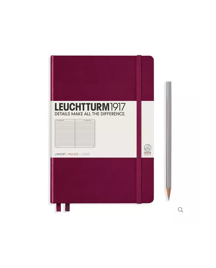 Carnet A5 Leuchtturm 1917 port red