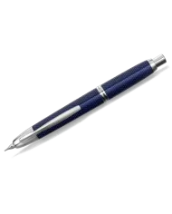 Pilot - Stylo-Plume Capless Graphite laque bleu finition rhodié, taille de bec M, F, B