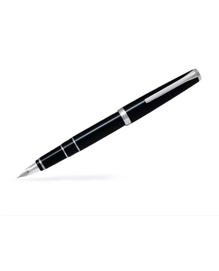 Stylo-Plume Hémisphère Laque Noir finition doré