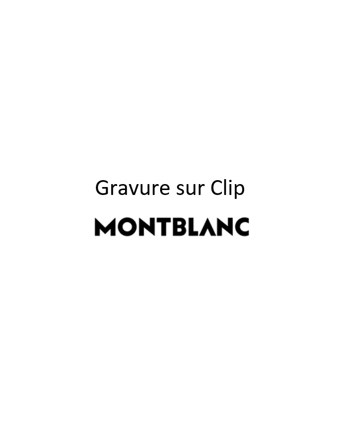 Gravure Montblanc
