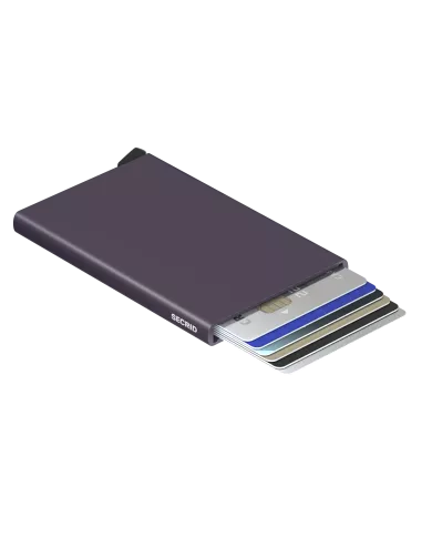 Secrid - Porte-cartes de crédit en alumunium Dark Purple