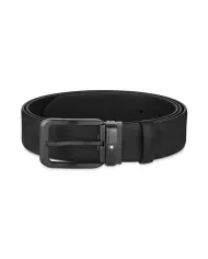 Ceinture réversible en cuir noir