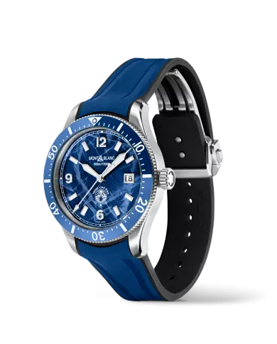 Montre Montblanc 1858 Iced Sea Automatic Date Blue