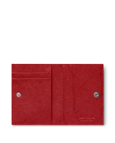 Porte-cartes 4cc Sartorial rouge