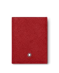 Porte-cartes 4cc Sartorial rouge