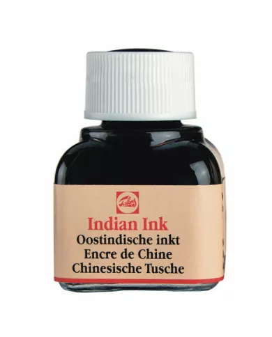 Flacon d'encre de chine noir Talens 25 ml 