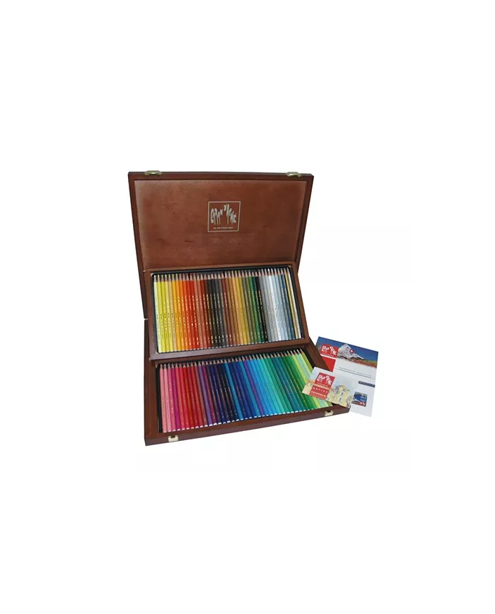 Coffret en bois de 80 crayons Prismalo :: Caran d'Ache :: Prismalo