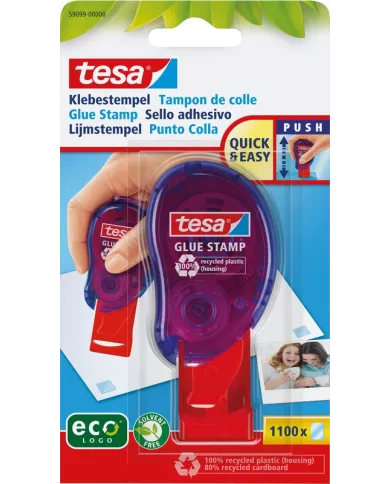 Tampon de colle TESA® ecoLogo®, colle permanente