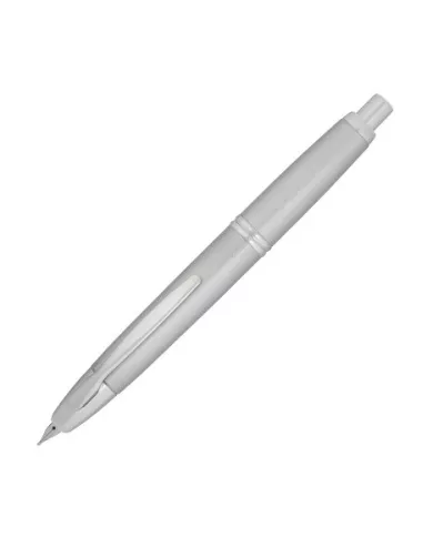 Pilot - Stylo-Plume Capless laque argent finition rhodié, 3 tailles de bec F, M, B