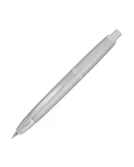 Pilot - Stylo-Plume Capless laque argent finition rhodié, 3 tailles de bec F, M, B