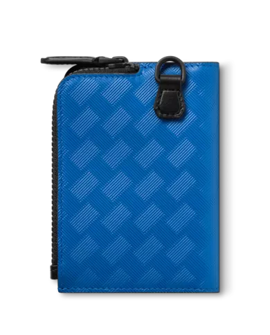 Porte-cartes 3cc avec poche zippée Montblanc Extreme 3.0 bleu