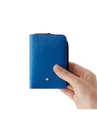 Porte-cartes 3cc avec poche zippée Montblanc Extreme 3.0 bleu