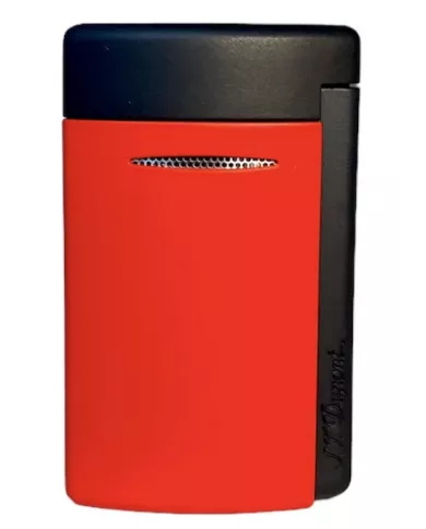 Briquet S.T. Dupont Minijet noir & rouge