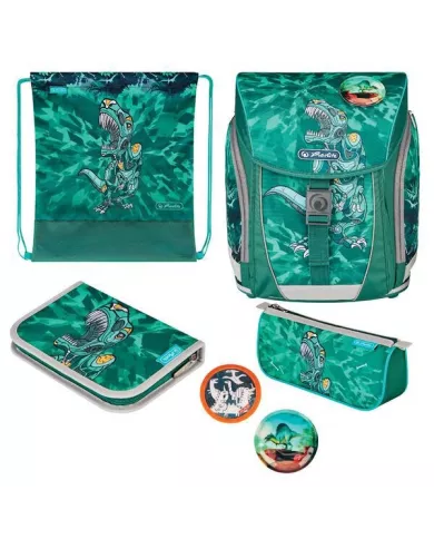 Sac a dos scolaire Herlitz Ultimate Camo Purple