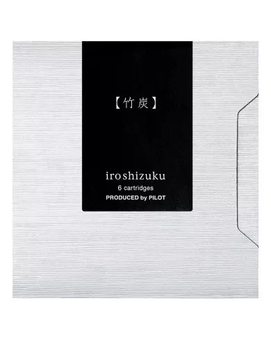 Cartouches d'encre Iroshizuku 6 pièces, Les Gris