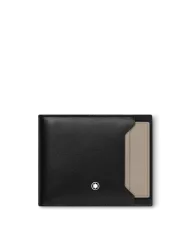 Portefeuille 6cc avec porte-cartes amovible Meisterstück Selection Soft