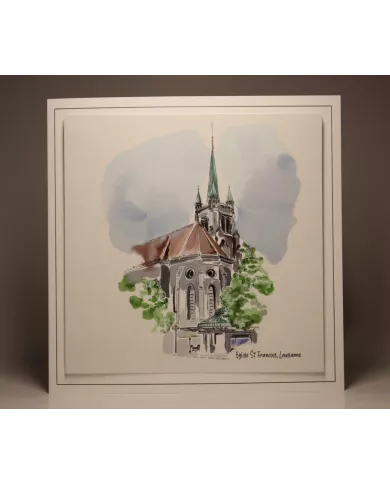 Carte Carrée - Eglise St François, Lausanne