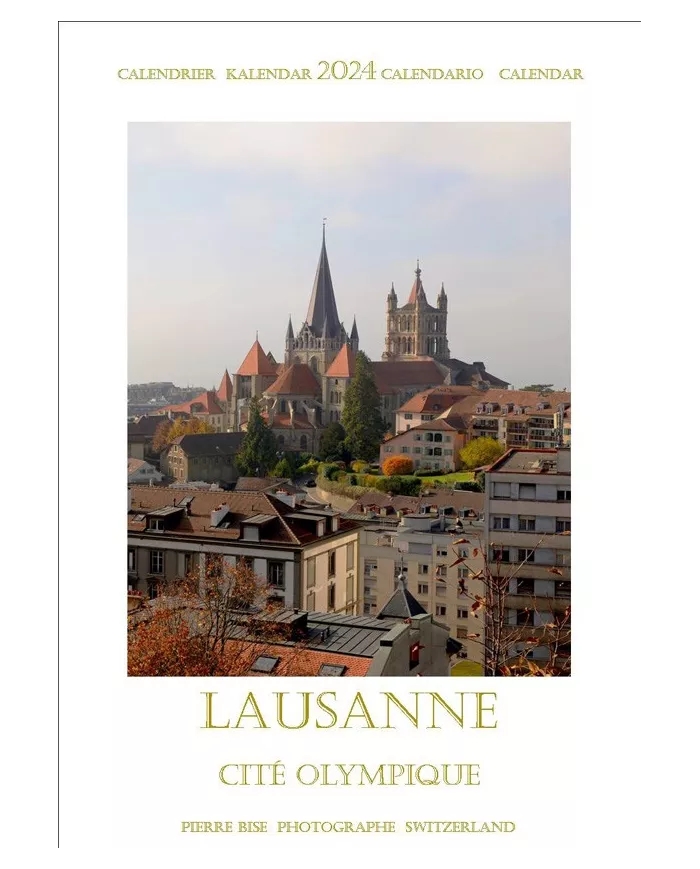 Calendrier de table "Lausanne" 2024