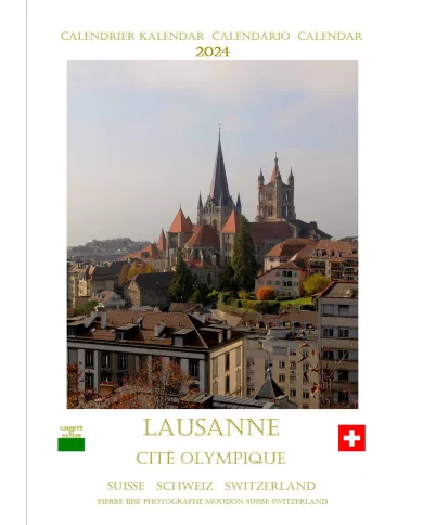 Calendrier A4  "Lausanne" 2024