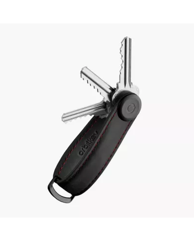 Porte-clés Orbitkey Crazy Horse Black/Red