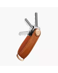 Porte-clés Orbitkey Pebbled Leather Amber