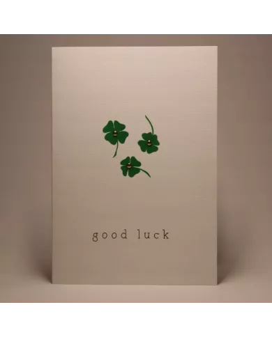 Carte A6 - Good Luck