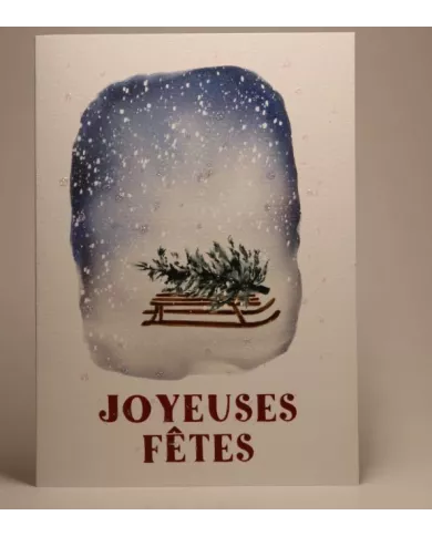 Carte A6 - Joyeuses Fêtes