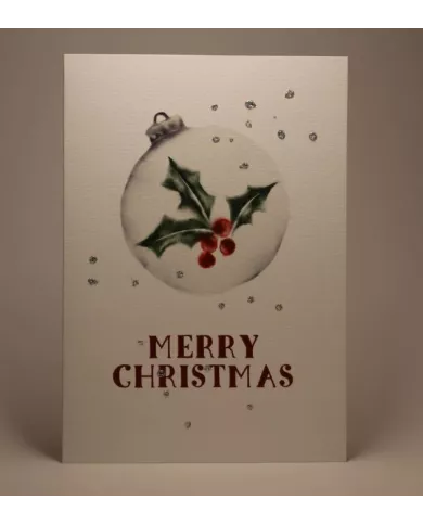 Carte A6 - Merry Christmas