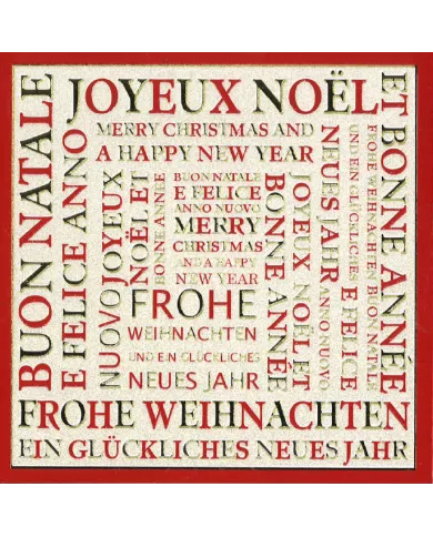 Coffret de 10 cartes de Noël
