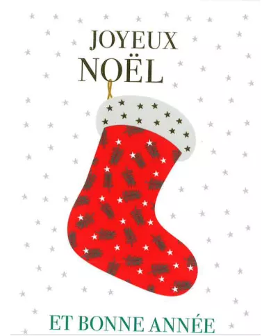 Paquet de 5 cartes de Noël