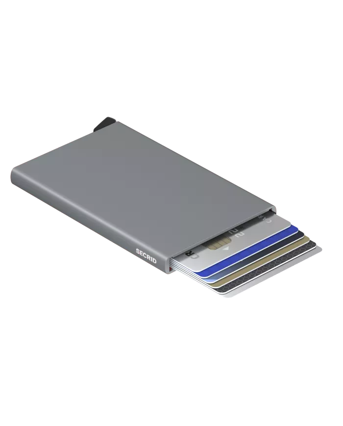 Secrid - Porte-cartes de crédit en aluminium titanium