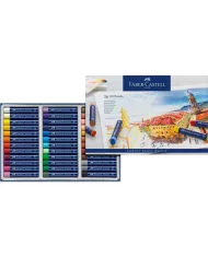 Boîte de pastels huile Faber castell, assortiment de 24 pces