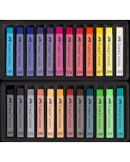 Boîte de pastels tendres Faber Castell, assortiment de 24 pces