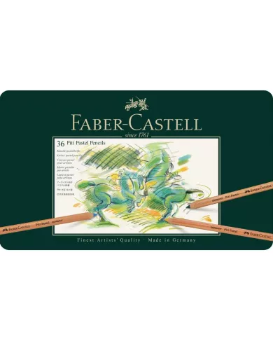 Boîte de crayons pastel Pitt Faber Castell, assortiment de 36 pces