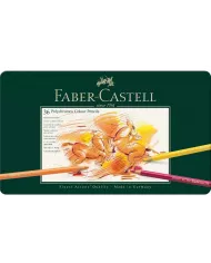 Boîte de crayons de couleur Faber Castell Polychromos 9212, assortiment de 24 pces