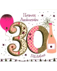 Carte Anniversaire 30 ans