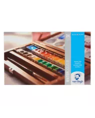 Coffret bois Aquarelle Van Gogh | 12 x 10 ml + accessoires