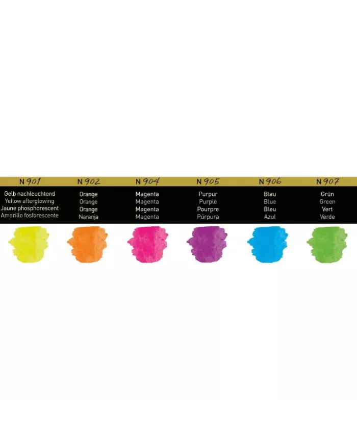 Boîte Finetec Premium| 6 couleurs Neon