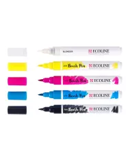 Brush Pen Ecoline | 5 couleurs primaire