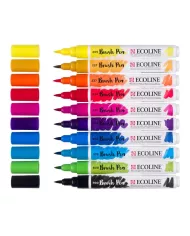 Brush Pen Ecoline | 10 couleurs primaire