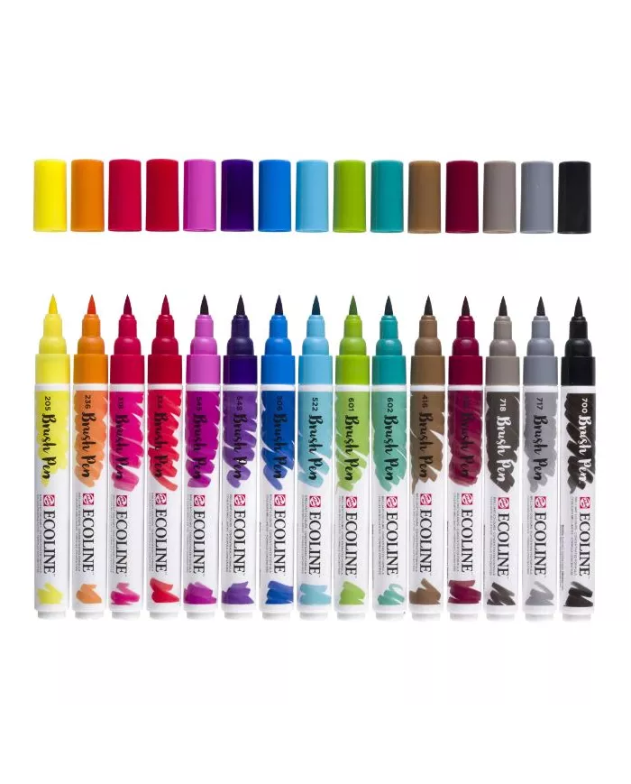 Brush Pen Ecoline | 15 couleurs