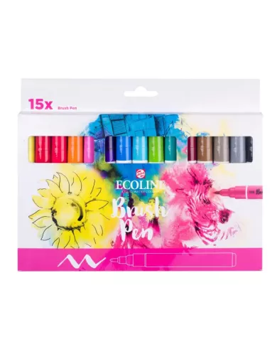 Brush Pen Ecoline | 15 couleurs